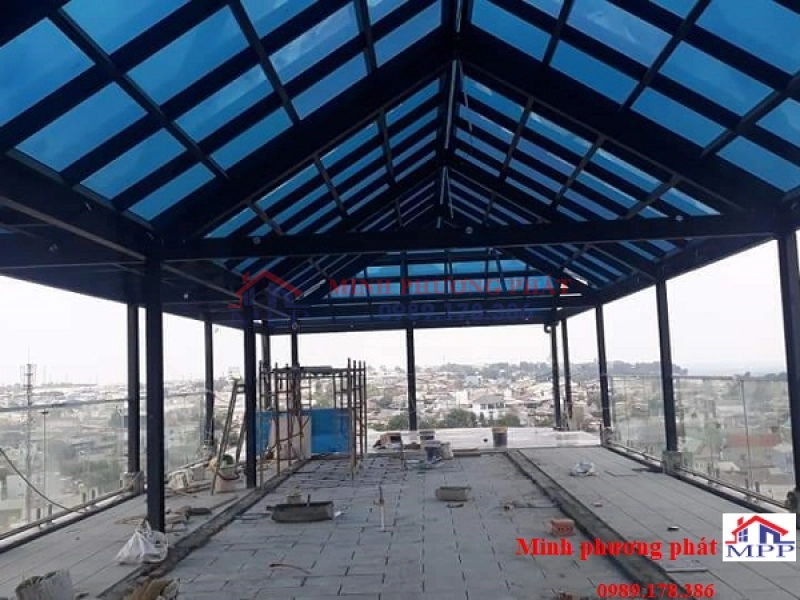 Mái kính cường lực