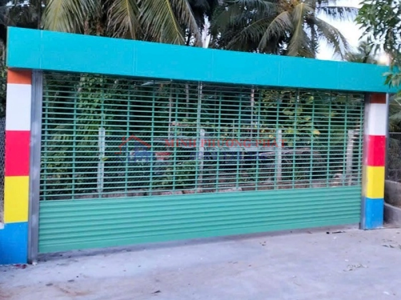 cửa cuốn song ngang