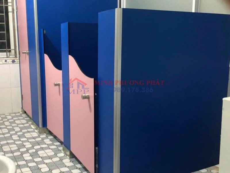 kích thước tấm vách ngăn vệ sinh